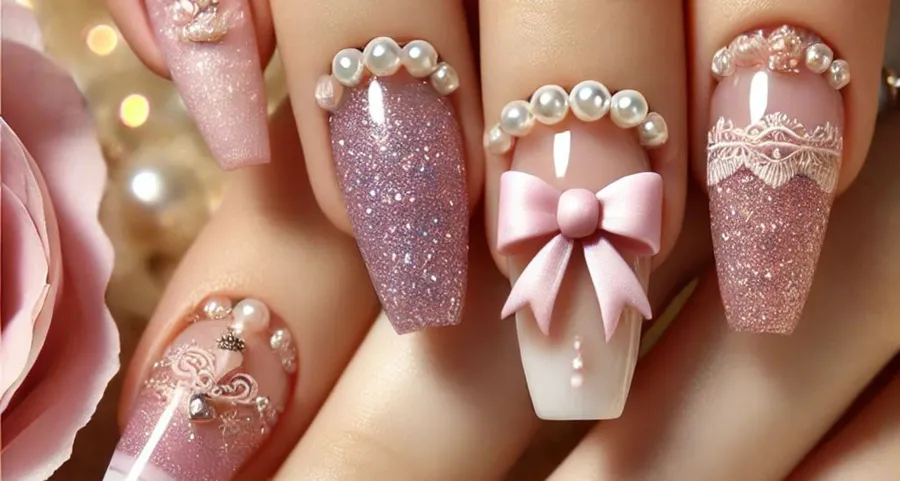<p>Discover the enchanting world of coquette nails, 2024’s hottest nail trend. From dainty bows to pearls, learn how to nail this romantic look for the new year.</p>